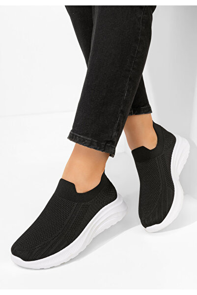 B T Shoes Γυναικεία Πάνινα Slip-On Hulda μαύρα