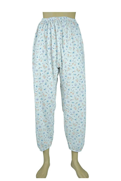 Ceylanoğlu Γυναικείες καλοκαιρινές πιτζάμες από βαμβάκι με ελαστικό πόδι, Πιτζάμες για τη μητέρα, 3 τεμάχια