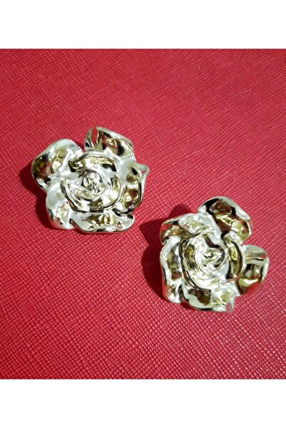 beyna aksesuar Z.A.R.A Moda Gül Large Size Gold Color Button,(Coat, Jacket, Vest, Dress 4-Piece Button 3.5 cm)