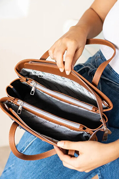 Just Polo Women's Luxury Hand and Shoulder Bag Shopper with Adjustable Strap Suitable for Daily Use