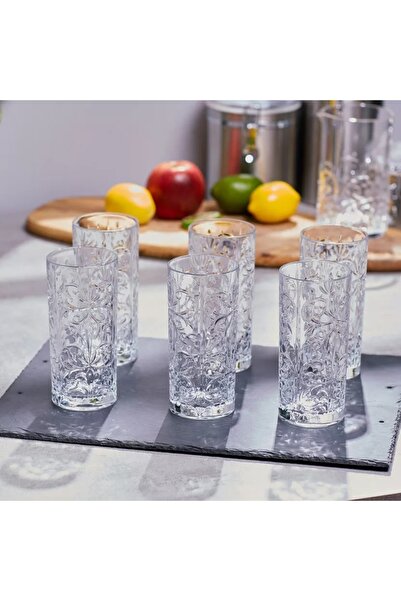 Generic 6-Piece Crystal Glass Tumbler Set - 368 ml