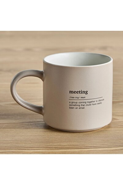 Generic Meeting New Bone China Mug - 380 ml