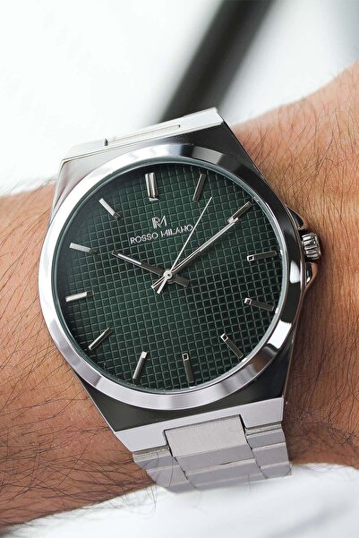 Store Tissot Prx Model Gümüş içi Koyu Yeşil Çelik Erkek Saat Kutulu Garantili