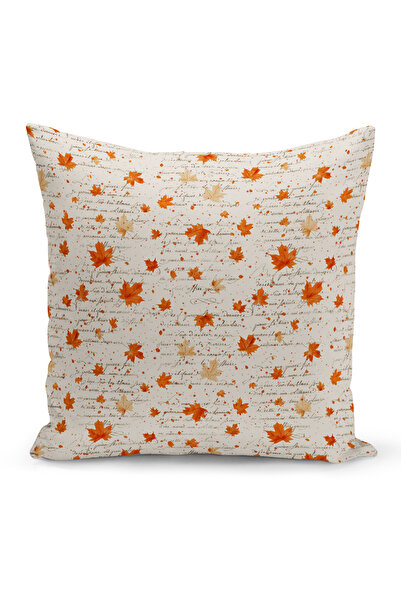 Bertille Home Φθινοπωρινή καρό σειρά με εμπριμέ κάλυμμα μαξιλαριού διπλής όψη...