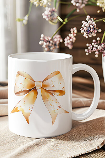 giftkonsept Autumn Themed Ribbon Printed Gift Mug