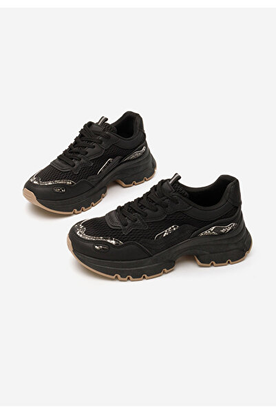 B T Shoes Černé dámské tenisky Marylin