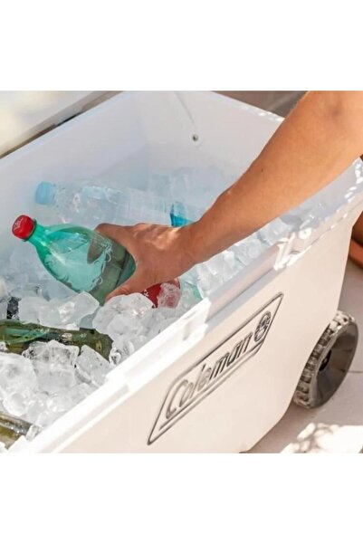 Coleman Cooler Ice Box - Coleman - Xtreme Wheeled 100 Qt Wheeled - 94.6 Lt - White
