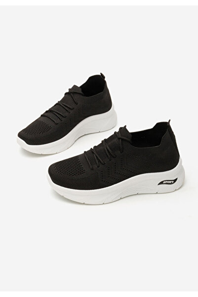 B T Shoes Černé sportovní boty dámské Tamyla