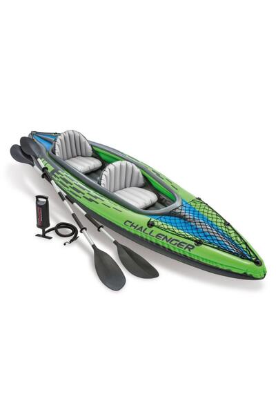 Intex Şişme Kano Seti - Challenger K2 - Intex - Pompa Kürek Seti (68306)