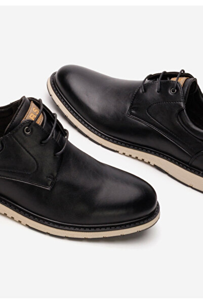 B T Shoes Černé Casual Wyatt