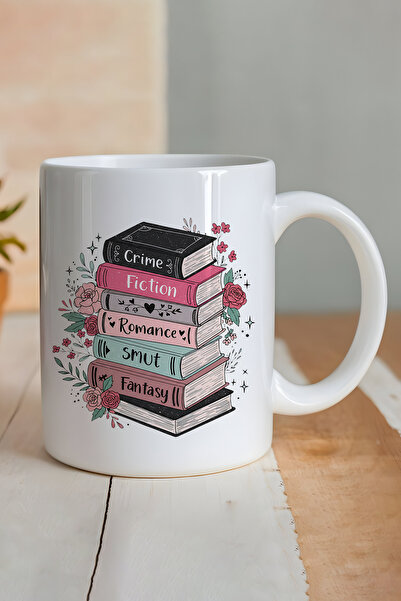 giftkonsept Colorful Books Printed Gift Mug
