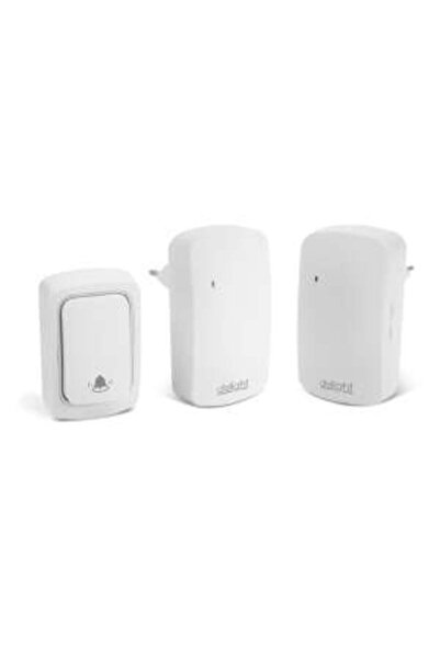 DELIGHT White Wireless Doorbell Kinetic 2 Receivers