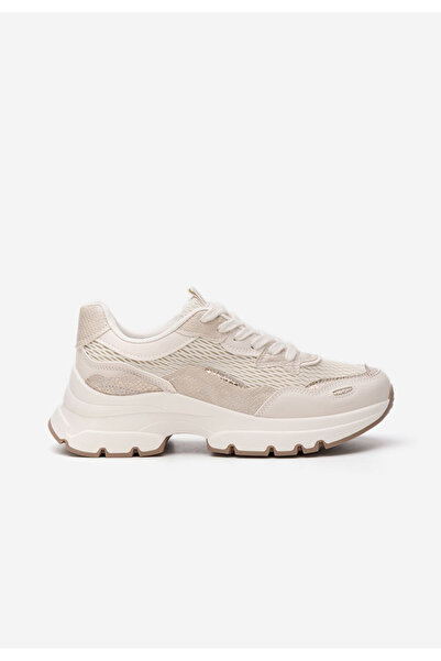 B T Shoes Béžové dámské tenisky Marylin