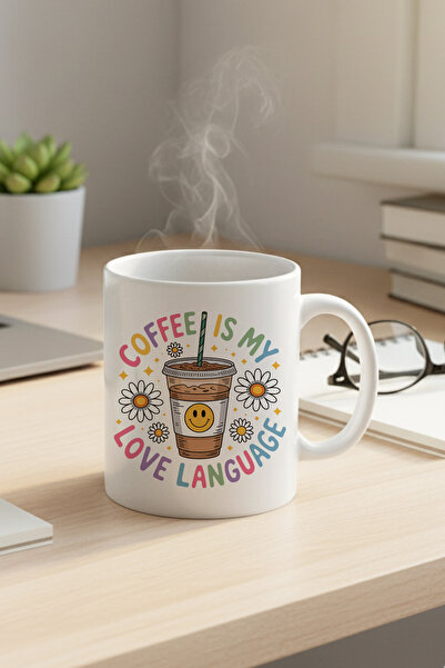giftkonsept Coffee Is My Love Language No:2 Printed Gift Mug