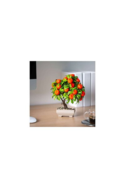 Mercaton Plantă artificială decorativă mandarină 18 x 24 cm
