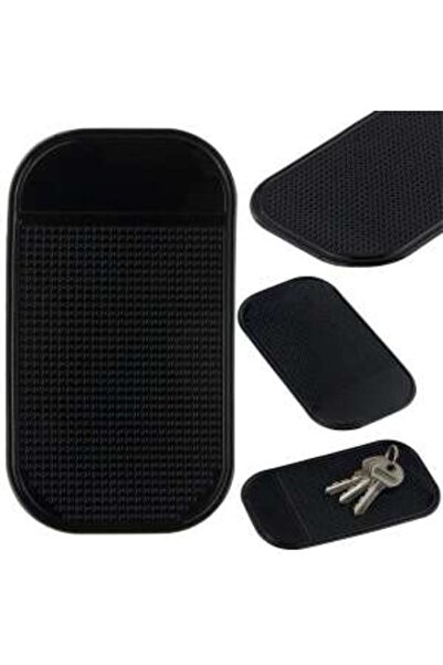 OEM Universal Non-Slip Silicone Pad for Keys or Phone, Black, 13 x 7 cm