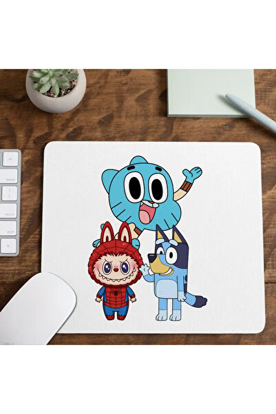 OEM Mousepad Gumball Bluey Labubu