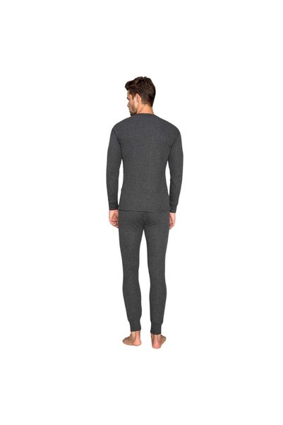 THERMOFORM Yetişkin Termal İçlik Set - - Soft Unisex - Antrasit