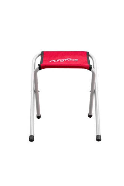 ARGEUS Katlanabilir Balıkçı Kamp Taburesi - Kırmızı (19018)