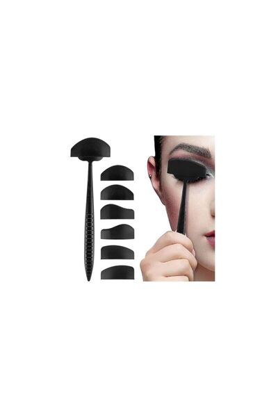 Mercaton Multifunctional 4in1 Eyeliner Silicone Makeup Template, Purple