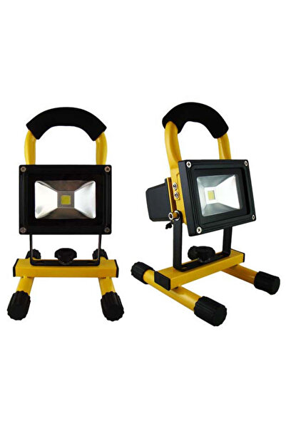 VTM Proiector LED portabil 10W cu acumulator pentru iluminat în aer liber