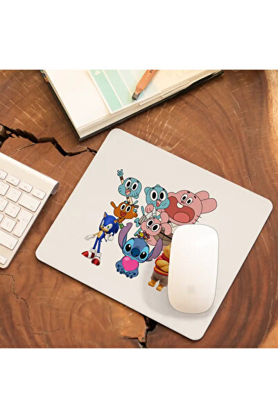 OEM Mousepad Gumball Stitch Sonic Winnie