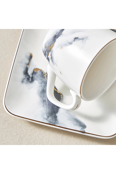 Generic Landscape Tea Cup and Saucer Set - 220 ml