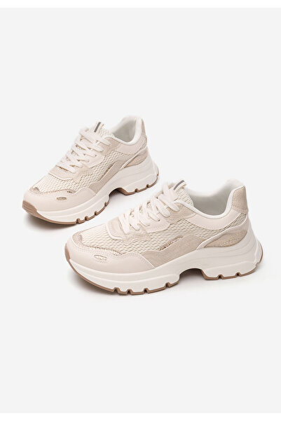B T Shoes Béžové dámské tenisky Marylin
