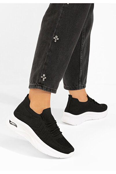 B T Shoes Černé sportovní boty dámské Tamyla