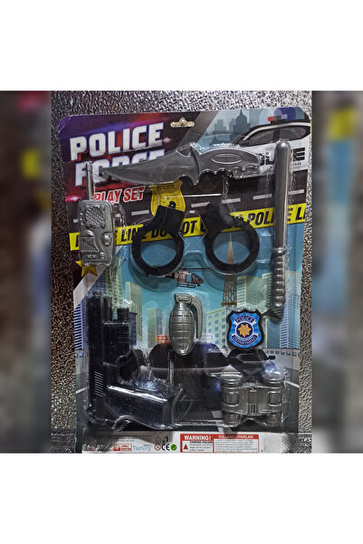 abnturk Ambalaj Boyutu 47*32cm Oyuncak Polis Seti Çocuklar İçin Harika Oyunca...