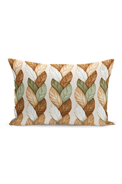 Bertille Home Φθινοπωρινή καρό σειρά με εμπριμέ κάλυμμα μαξιλαριού διπλής όψη...