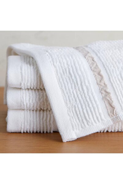 Generic Maui 600 GSM Turkish Cotton 4-Piece Fingertip Towel Set - 30x30 cm