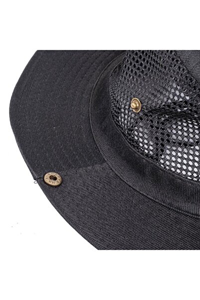 SAVEX Mesh Outdoor Hat - Fisherman Hat - Black - Art-7502