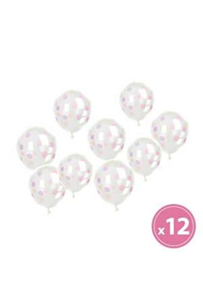 Mercaton Set baloane cu buline colorate – 12 piese / pachet