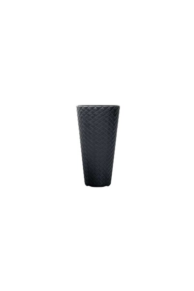 Prosperplast Ghiveci decorativ de flori, Prosperplast, Matuba Slim, rotund, inalt, 55 cm, antracit
