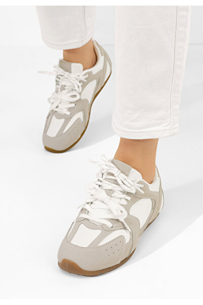 B T Shoes Bílé dámské tenisky Charlie