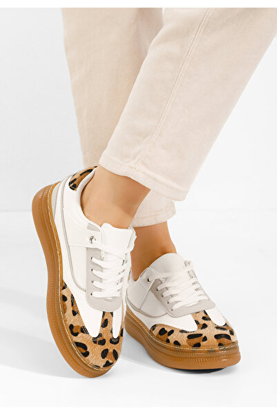 B T Shoes Leopardí dámské tenisky Elsiana