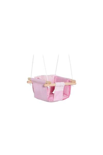 Mercaton Leagăn pentru copii, textil/lemn, roz, 40x40x180 cm