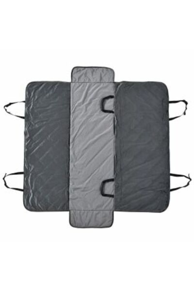 Mercaton Auto Seat Cover for Protection and Dog Transport, Velvet and Cotton, Gray, 165x145 cm