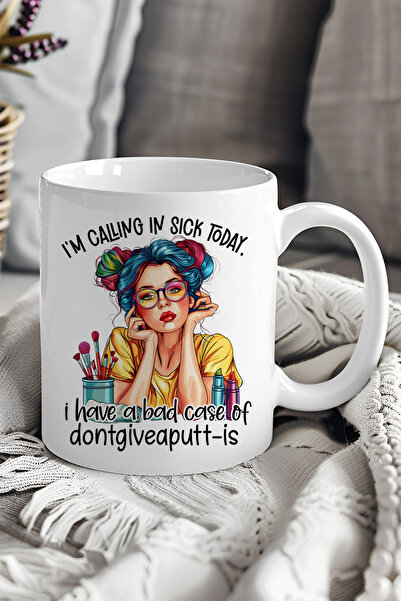 giftkonsept I'M Calling in Sick Today Printed Gift Mug