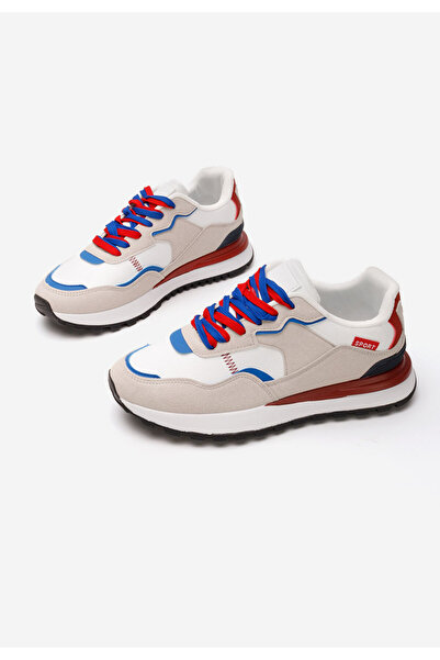 B T Shoes Béžové pánská sportovní obuv Jonnie