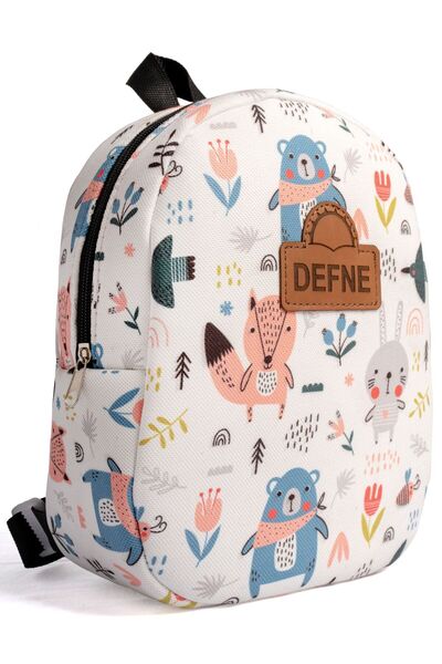 Genel Markalar [İSTEDİĞİNİZ İSMİ YAZIYORUZ] - Hayvan Desenli - 0-8 Yaş - Çocuk Anaokulu, Kreş Sırt Çantası