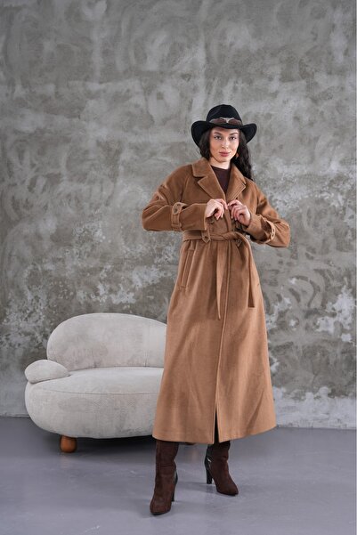 Marjinal Kadın Yeni Sezon Kaban 100/pamuk Kaşe Kaban