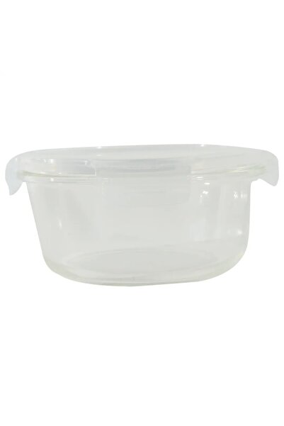 ACE علبة زجاجية دائرية من لوك آند لوك (870 مل)