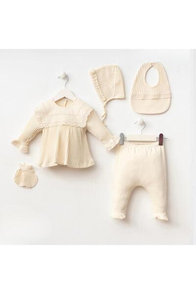 Sinem Çeyiz مينيزين 7075 إليزابيث بيج فستلو مجموعة ملابس الرضع المكونة من 5 ق...