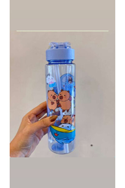 synshop Capybara water bottle - unisex school water bottle 800 ml