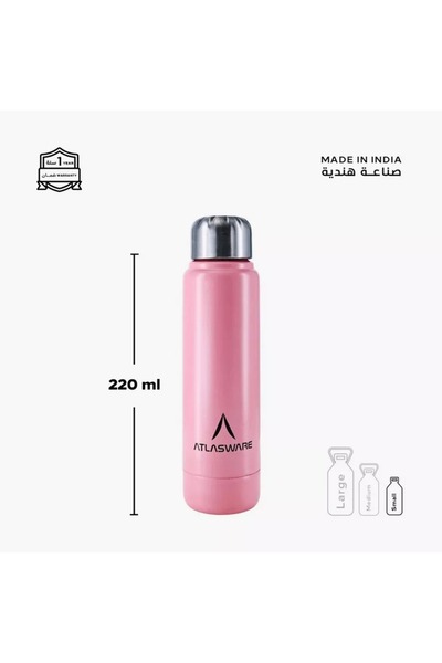 Generic Atlasware Stainless Steel Water Bottle - 220 ml