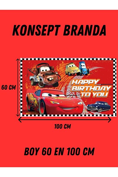 Bkmc Car Themed Custom Birthday Banner Backdrop 60X100 Vinyl Tarpaulin Banner Birthday Partyset Ornament