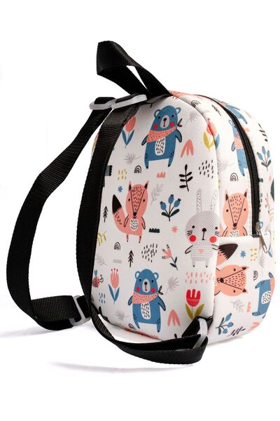 Genel Markalar [İSTEDİĞİNİZ İSMİ YAZIYORUZ] - Hayvan Desenli - 0-8 Yaş - Çocuk Anaokulu, Kreş Sırt Çantası