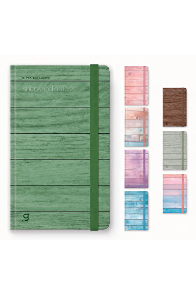 Gıpta Sherwood Thread Stitched Hard Cover 13X21 96 Semi-Lined Semi-Unlined Notebook